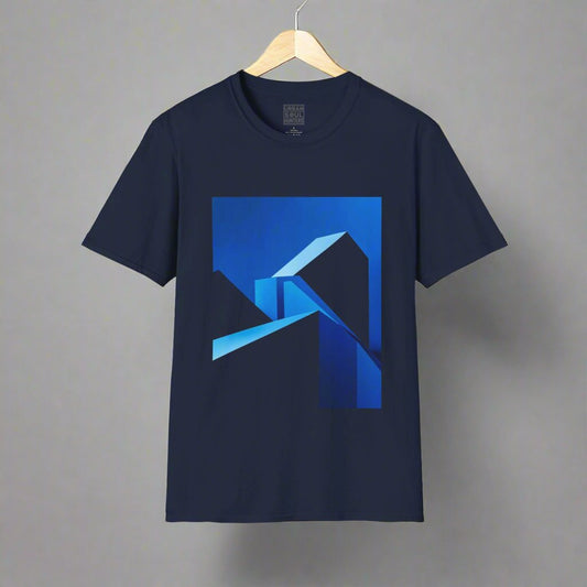 Shapes of Blue Graphic T-Shirt