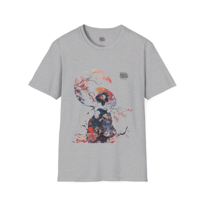 Japanese Art Umbrella Geisha T-Shirt