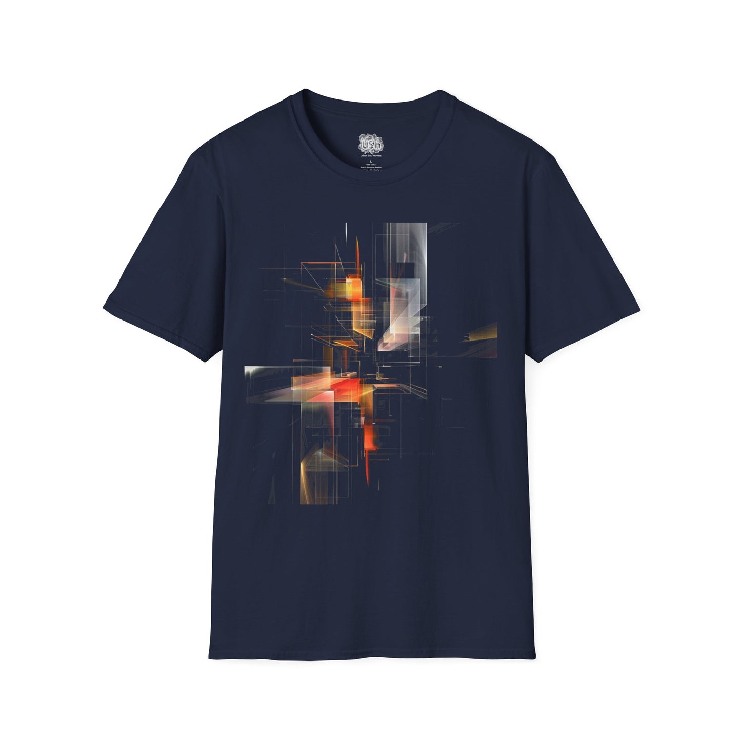 Abstract Futuristic Graphic T-Shirt