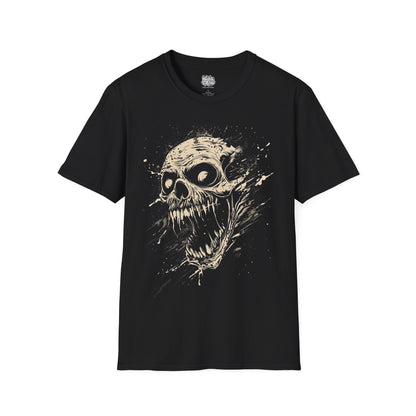 Old Skull Graphic Halloween T-Shirt