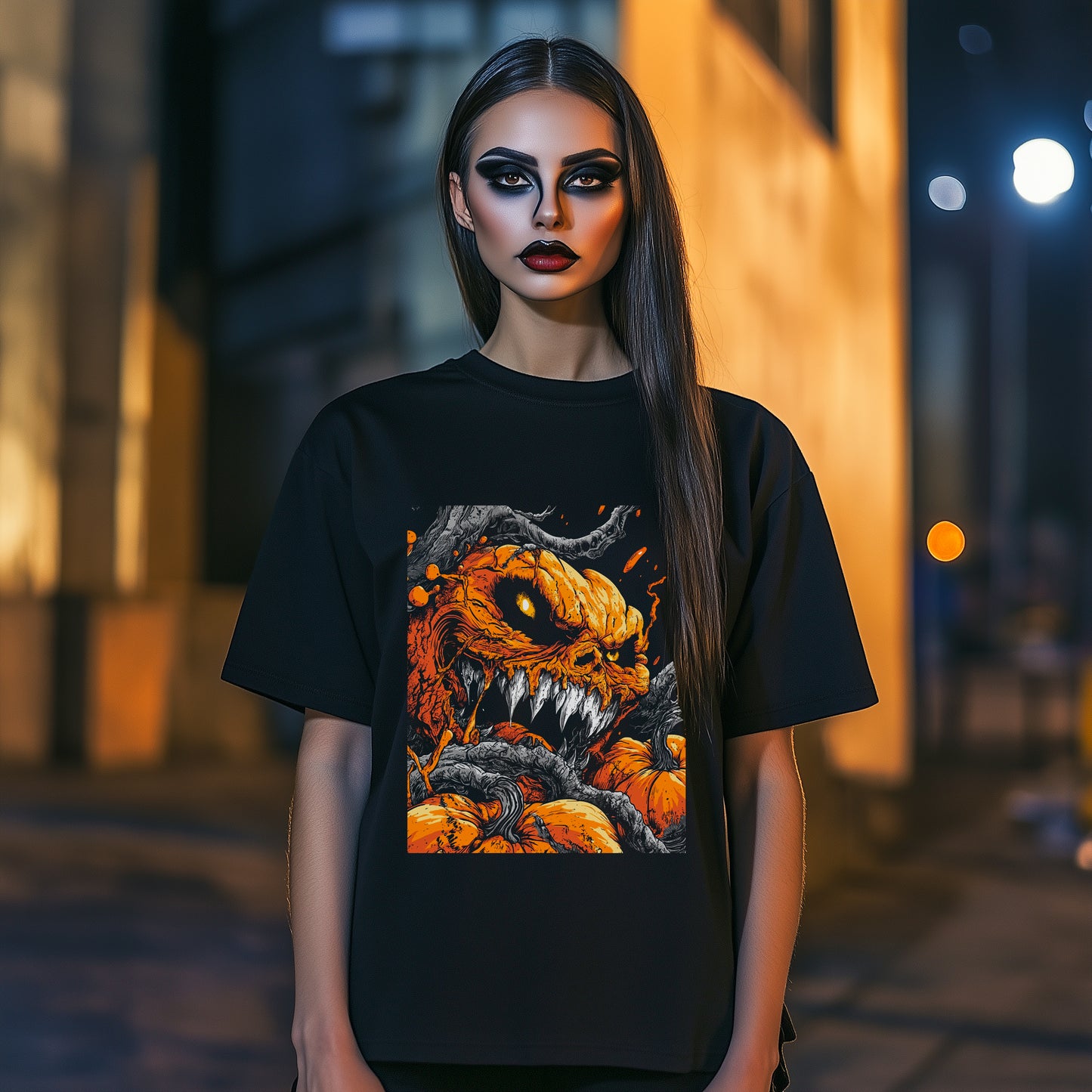 PumpK Nightmare Graphic Halloween T-Shirt