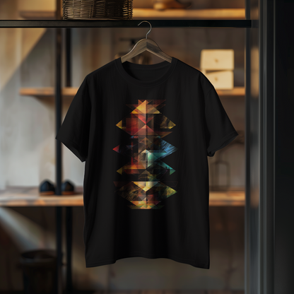 Abstract Hue Warm Graphic T-Shirt