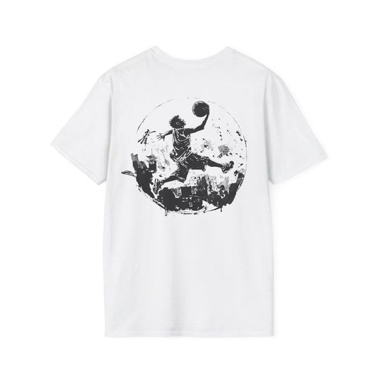 Street Streetball Boy Back Graphic T-Shirt