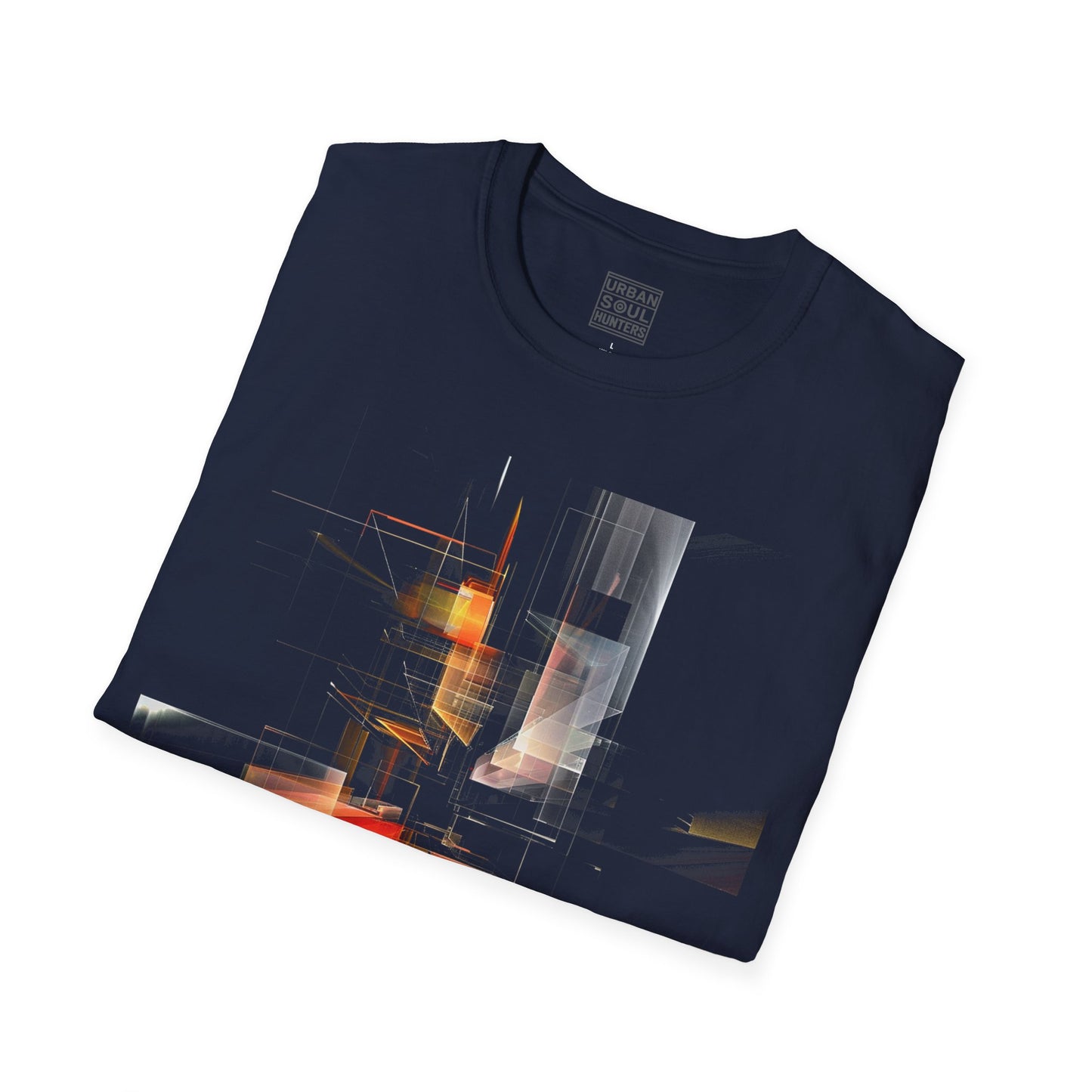 Abstract Futuristic Graphic T-Shirt