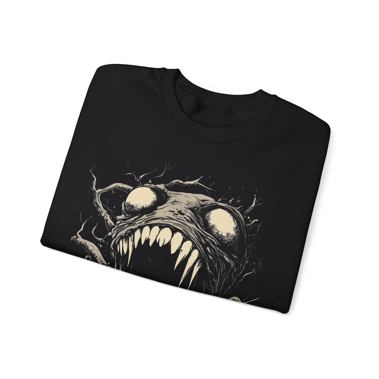 Scary Monster Halloween Graphic Sweatshirt