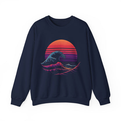 Retrowave Sun Graphic Sweatshirt