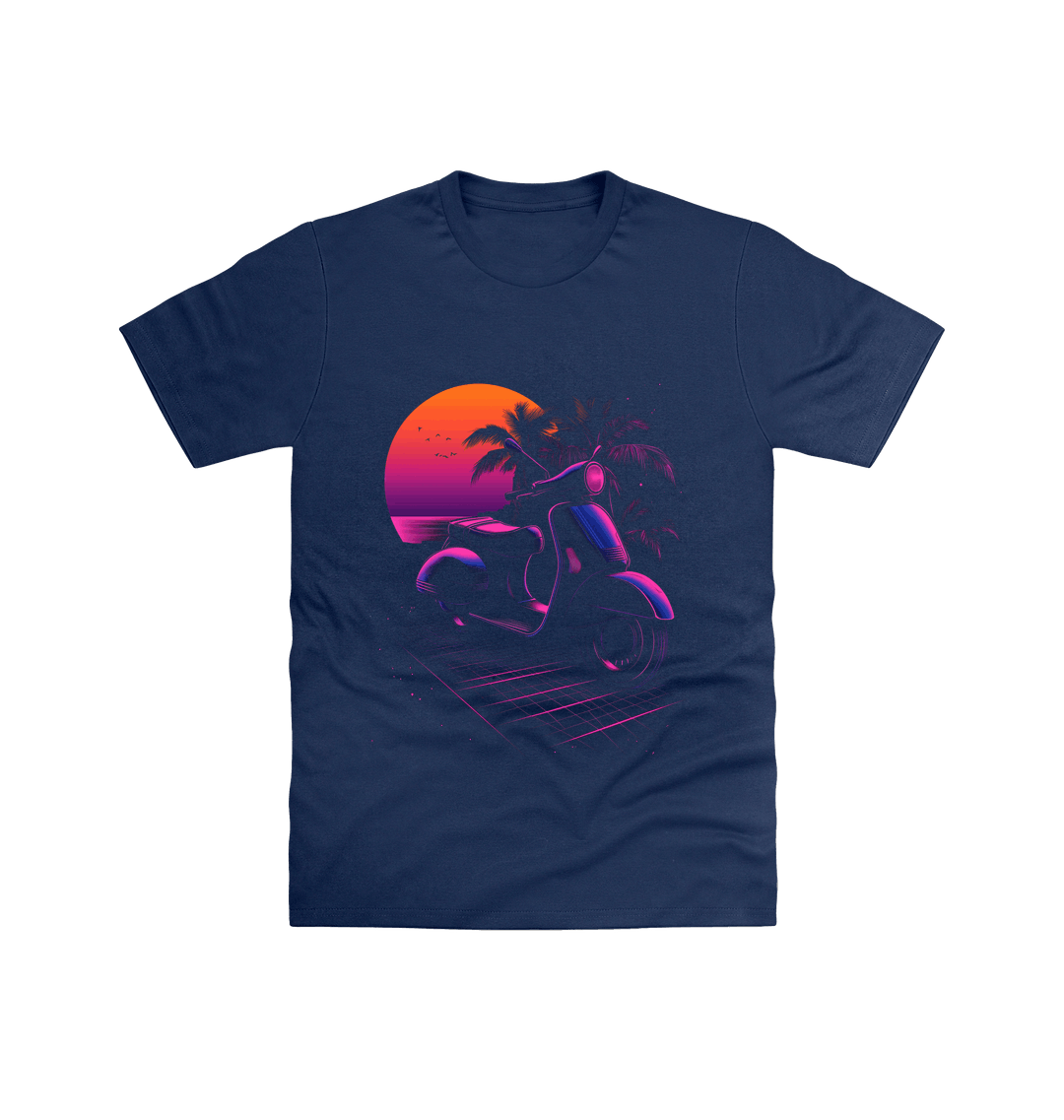 Navy Printed T-shirt