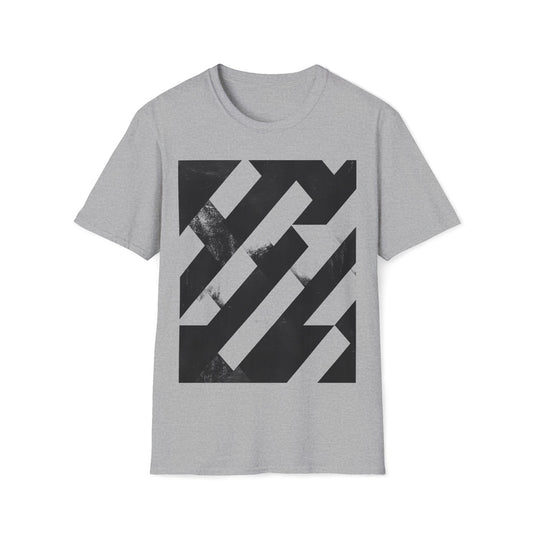 Abstract Grid Graphic T-Shirt