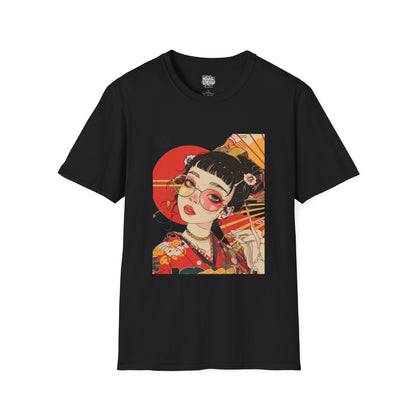 Japanese Art Hippie Girl T-Shirt