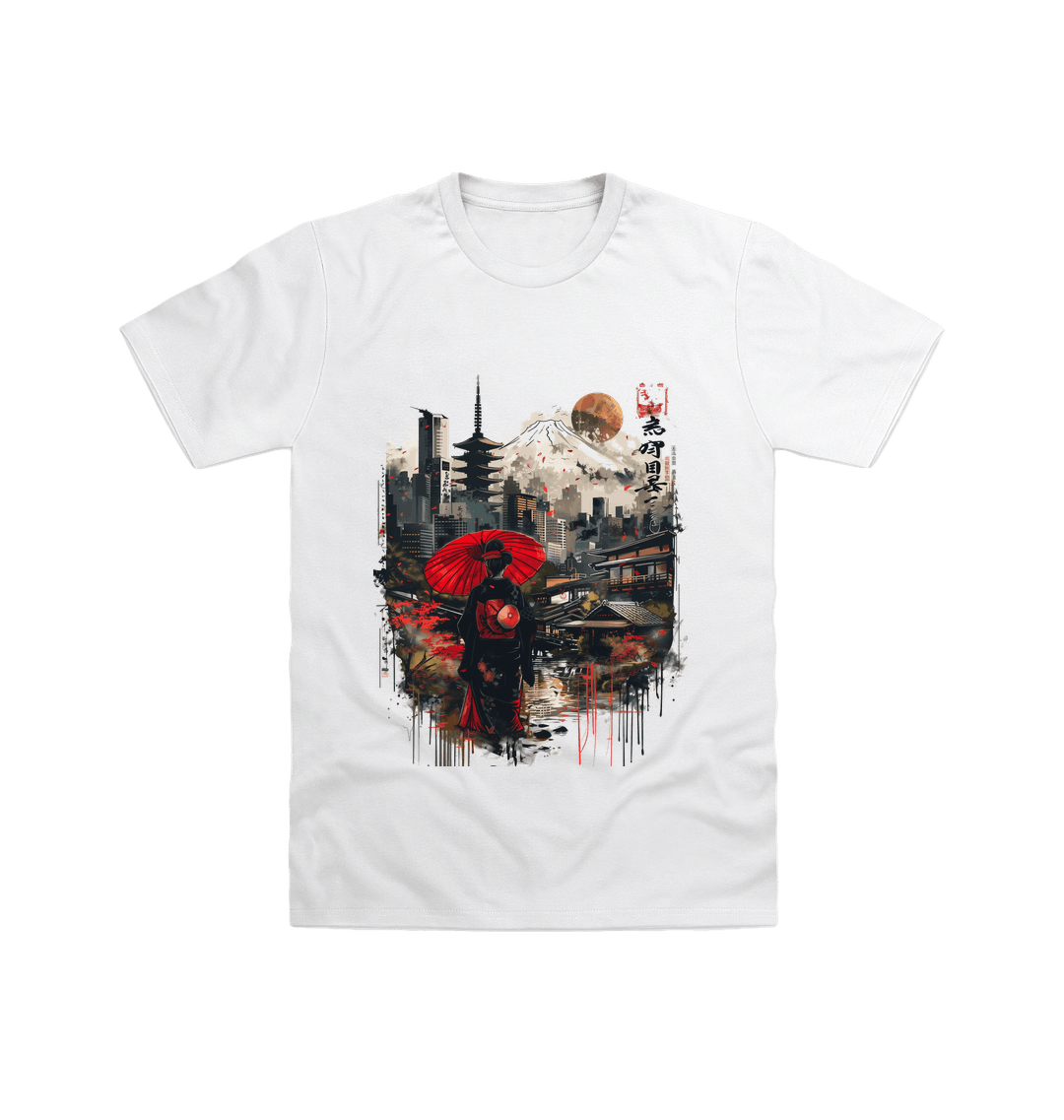 White Printed T-shirt