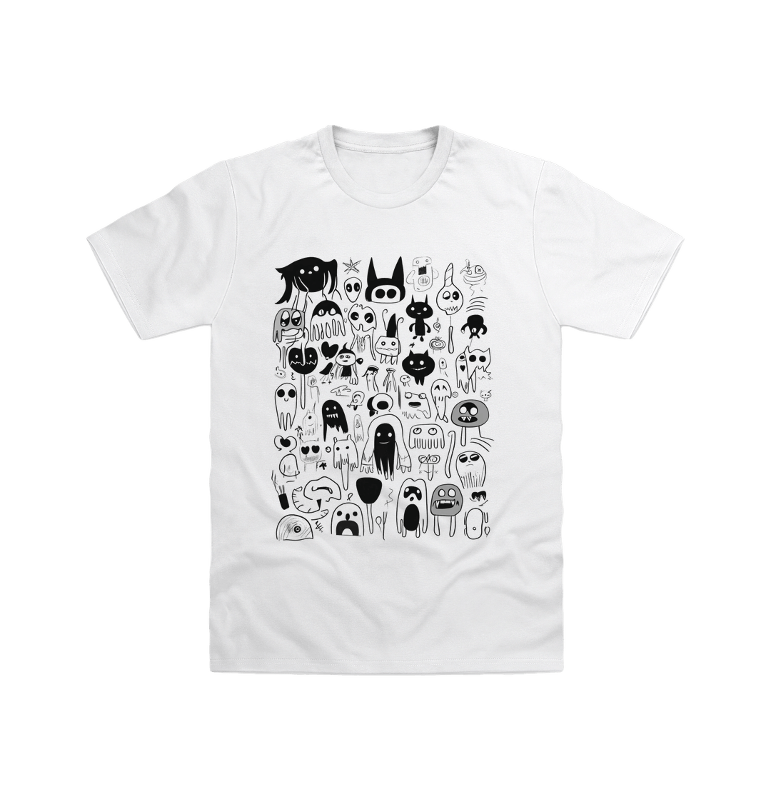 White Printed T-shirt