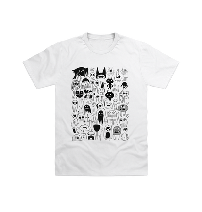 White Printed T-shirt