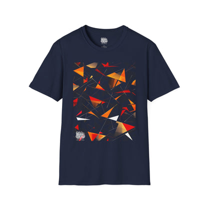 Abstract Triangle Hue Graphic T-Shirt