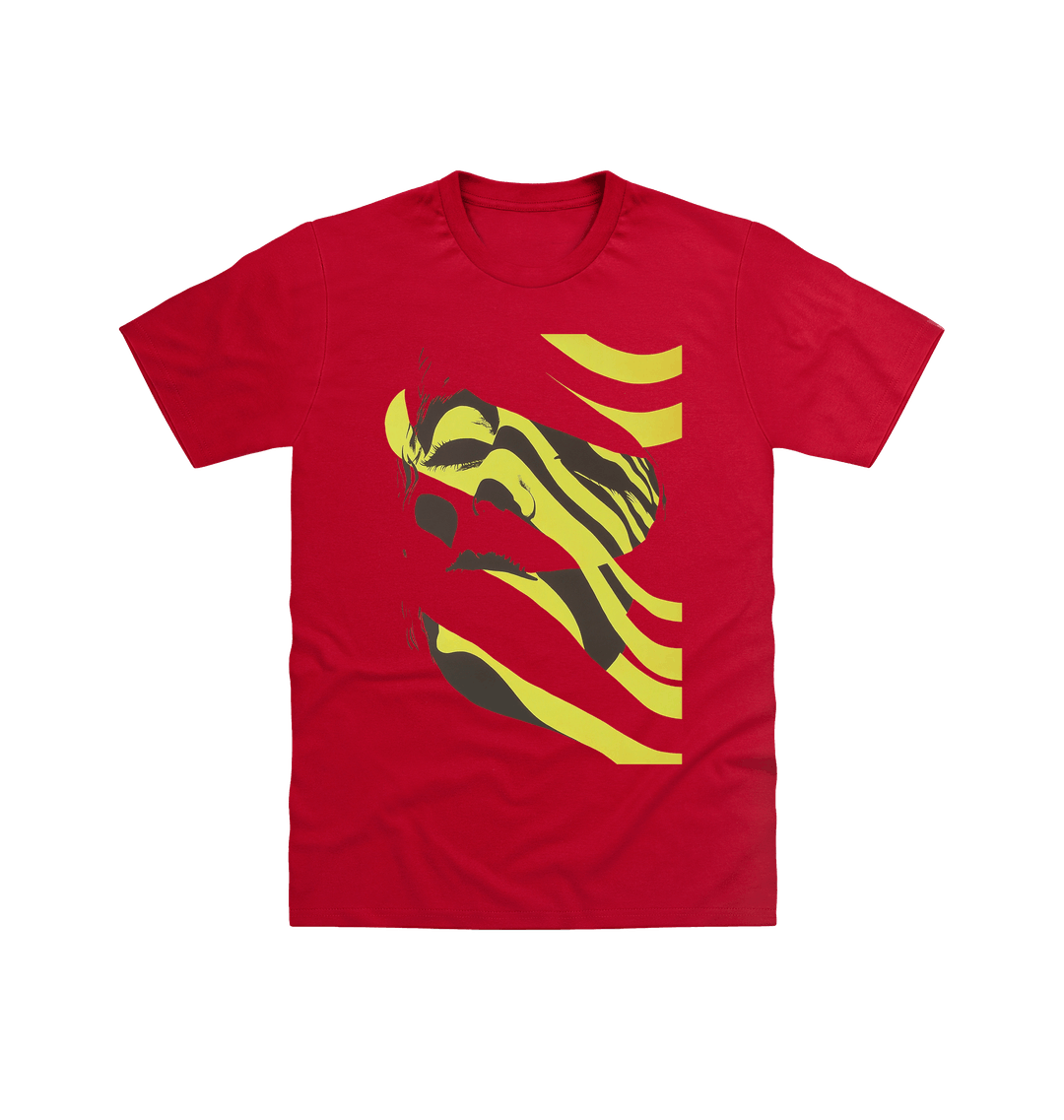 Cherry Red Printed T-shirt