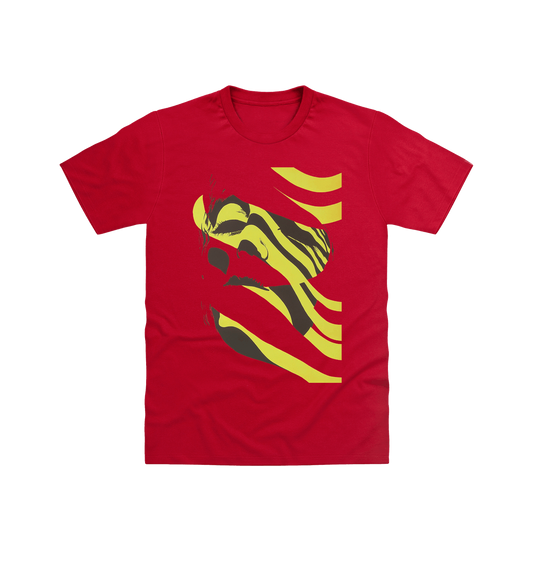 Cherry Red Printed T-shirt