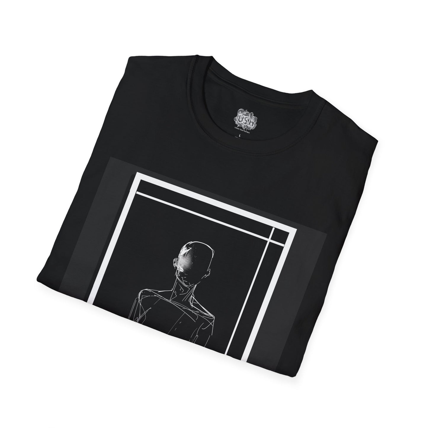 Minimalistic Chilling Man Abstract T-Shirt