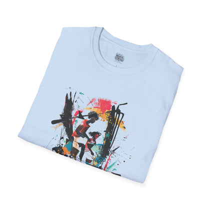 Tribal Drummers Abstract Graphic T-Shirt