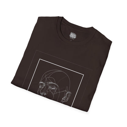 Minimalistic Retro Man Portrait T-Shirt