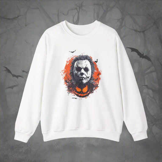 Scary Figure Halloween Graphic Sweatshirt