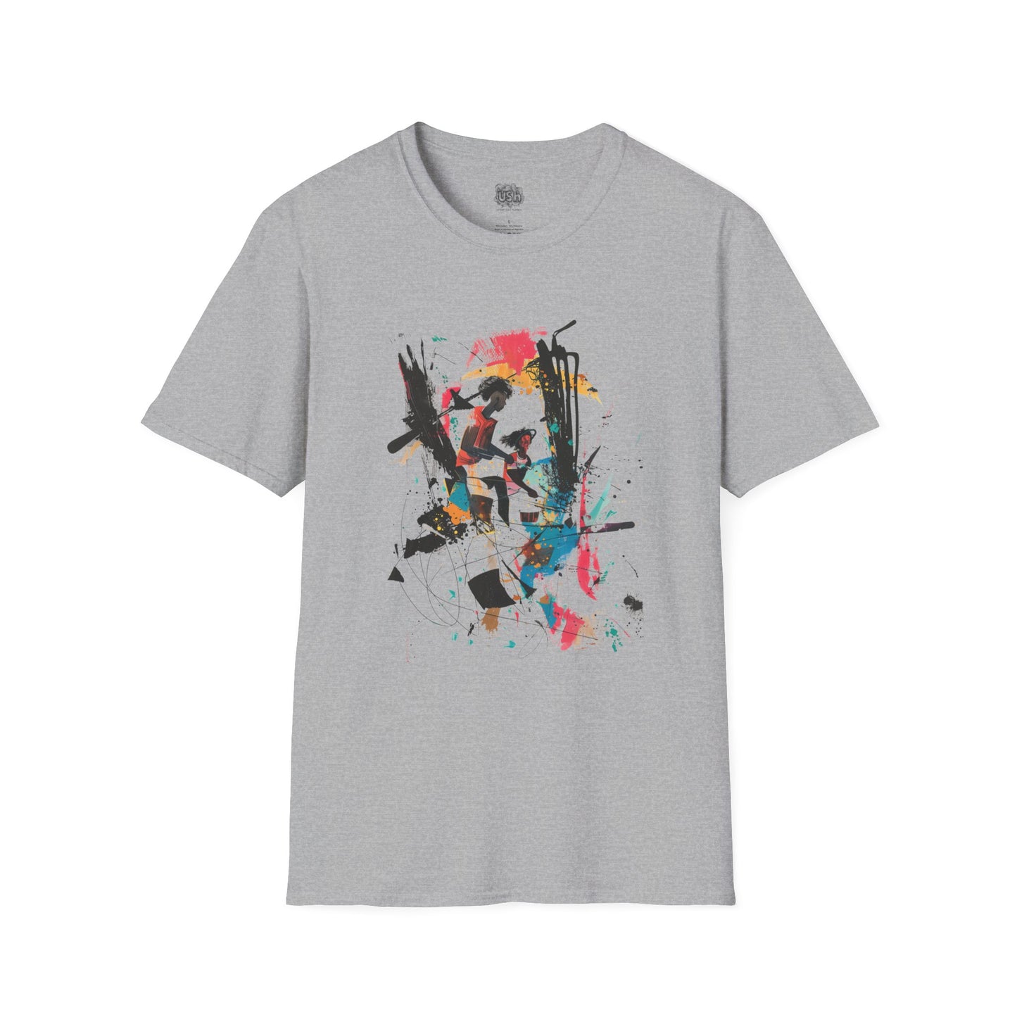 Tribal Drummers Abstract Graphic T-Shirt