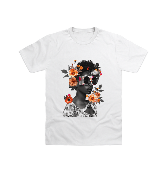 White Printed T-shirt