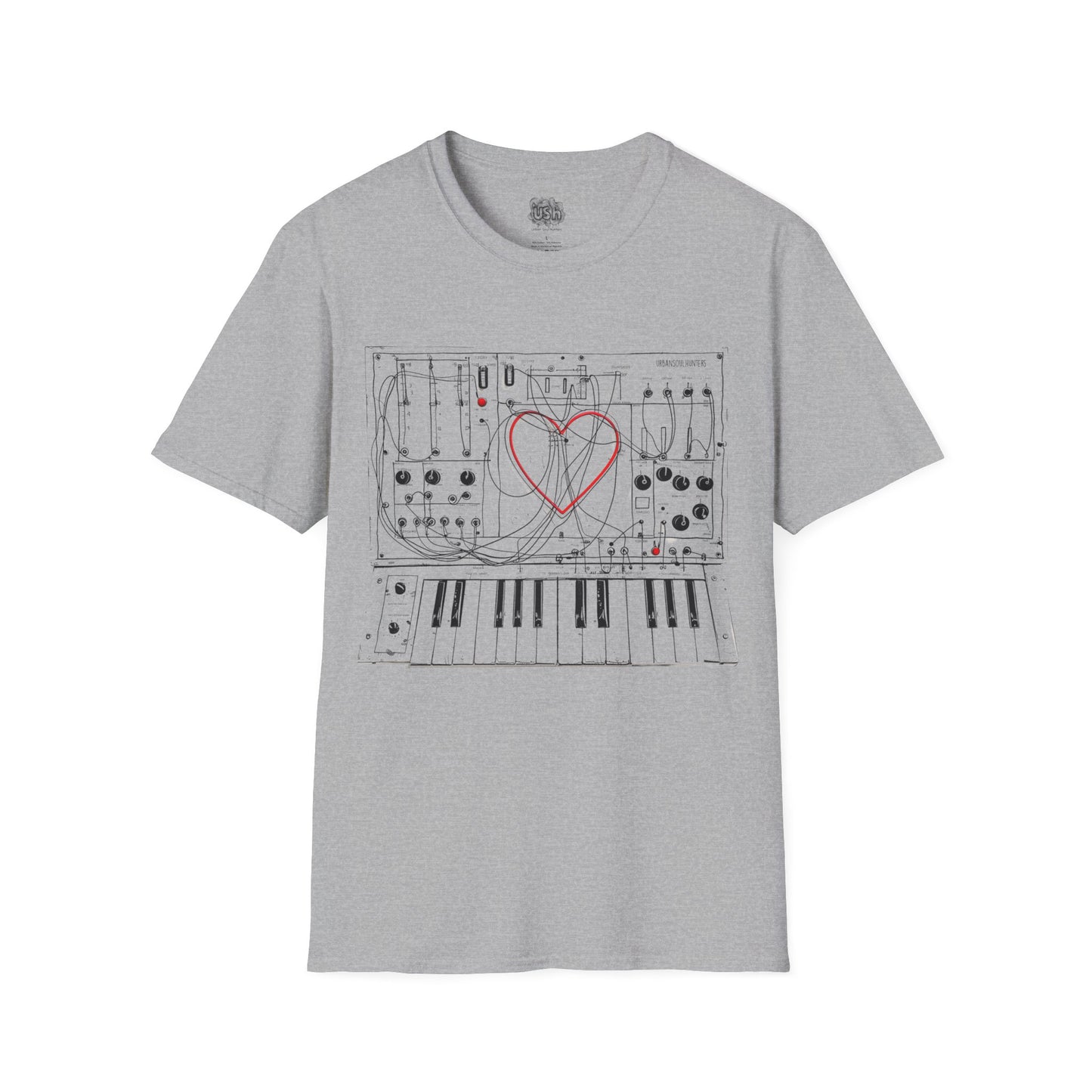 Modular Synth Love Heart T-Shirt