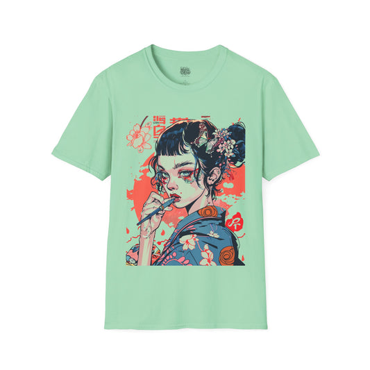 Japanese Art Girl Pop Art T-Shirt