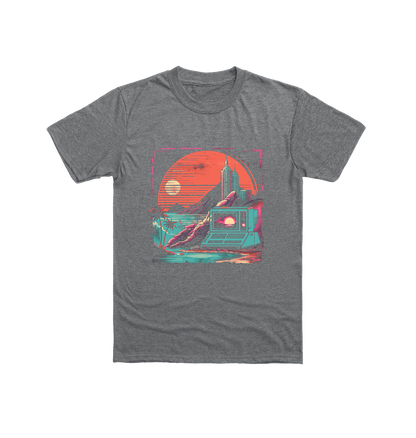 Graphite Heather Printed T-shirt