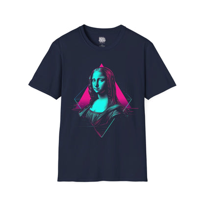 Synthwave MonaLisa Graphic T-Shirt