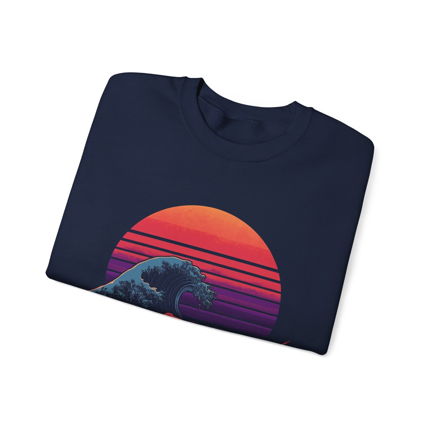 Retrowave Sun Graphic Sweatshirt