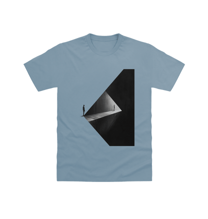 Stone Blue Printed T-shirt