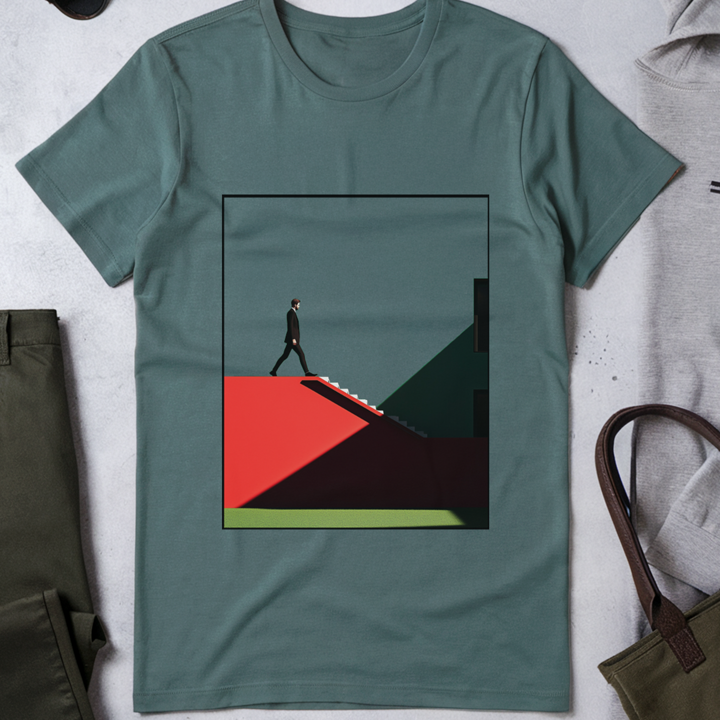 On My Way Fine Art Graphic T-Shirt