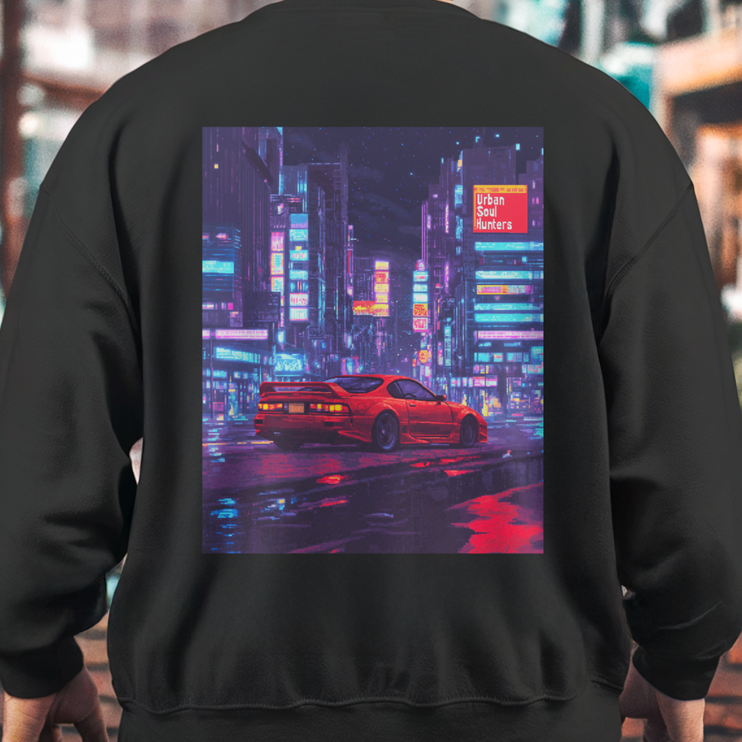 Car Race Arcade Graphic Sweatshirt