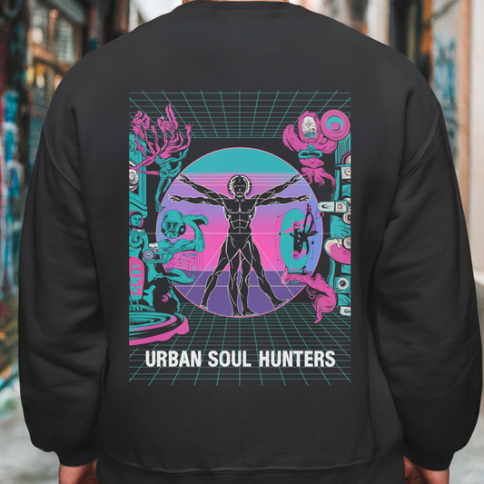 Retrowave VirtuoMan Graphic Sweatshirt