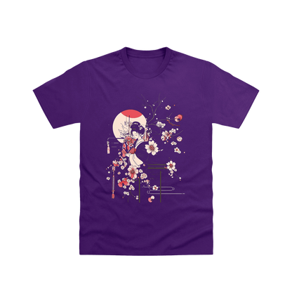 Purple Printed T-shirt