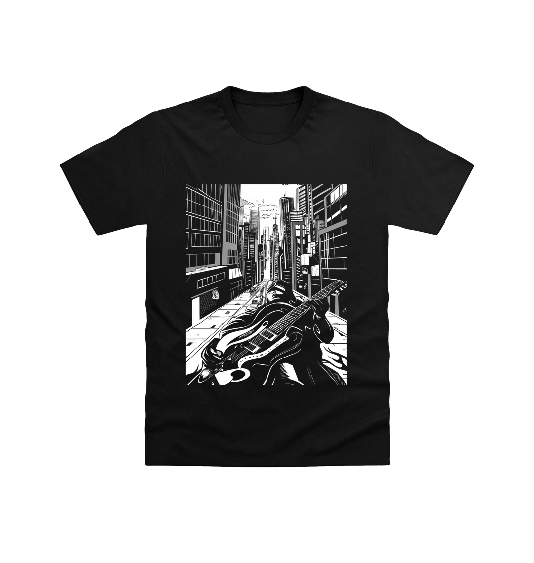 Black Printed T-shirt