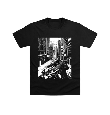 Black Printed T-shirt