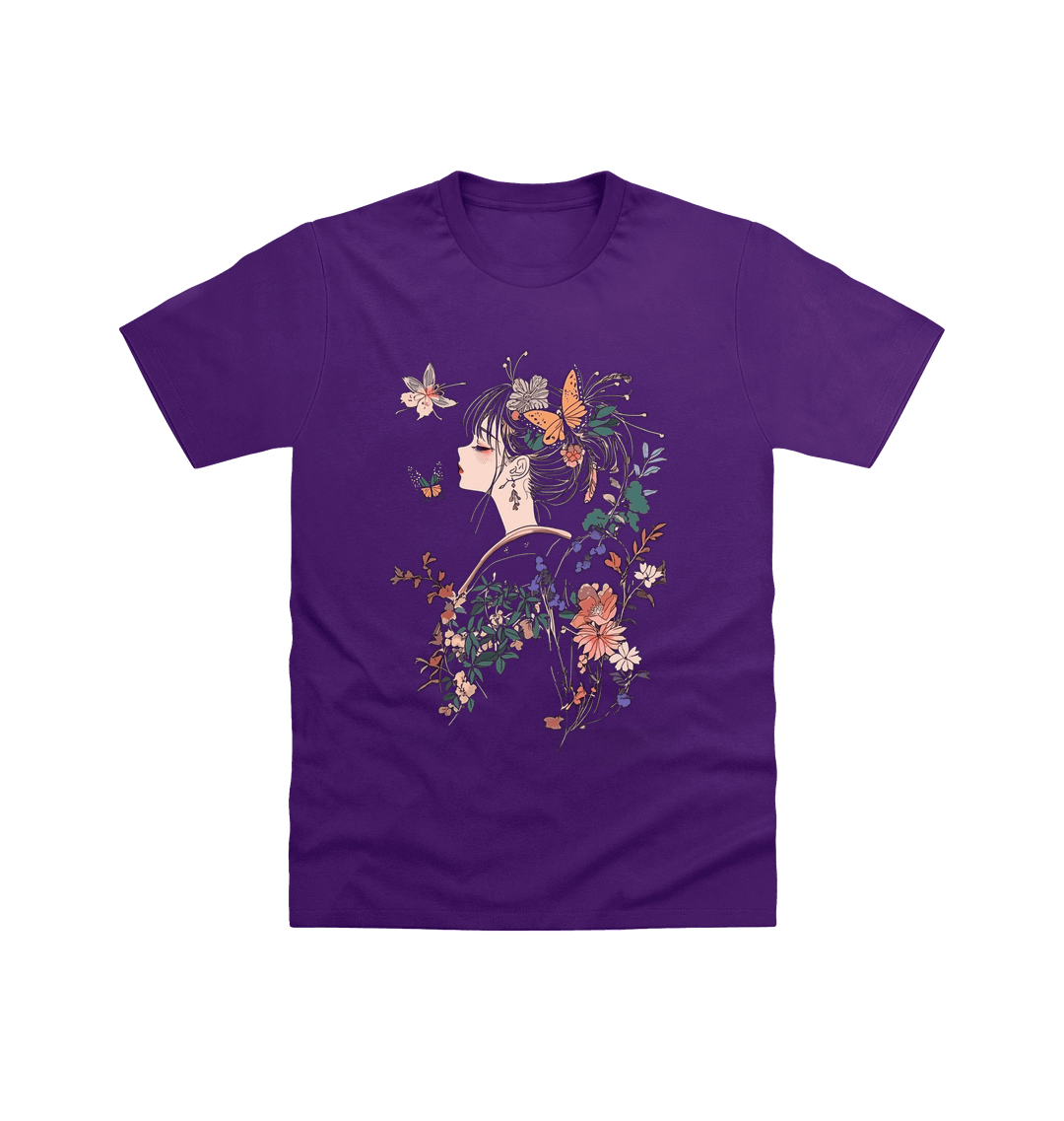 Purple Printed T-shirt