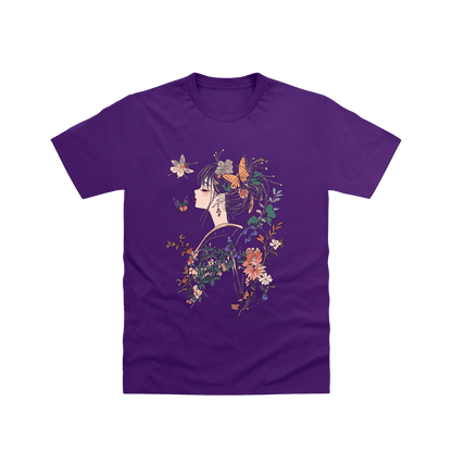 Purple Printed T-shirt