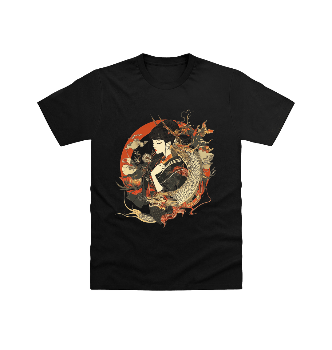 Black Printed T-shirt