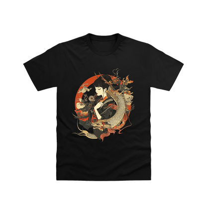 Black Printed T-shirt