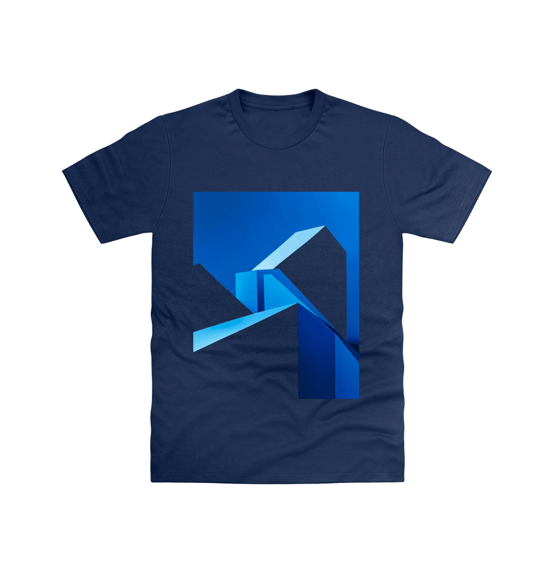 Navy Printed T-shirt