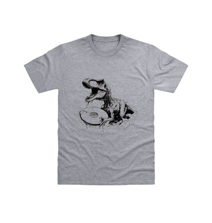 RS Sports Grey Printed T-shirt