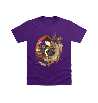 Purple Printed T-shirt