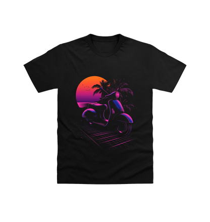 Black Printed T-shirt