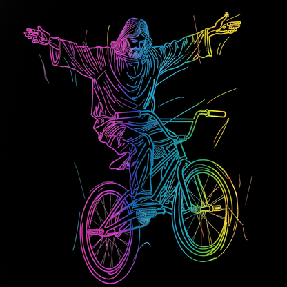 Divine BMX Rider BACK Graphic T-Shirt